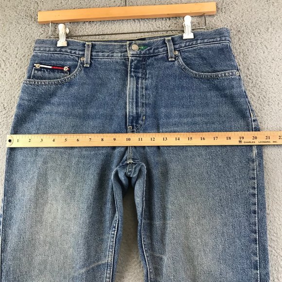 Vintage Tommy Hilfiger womens jeans size 11/30 spell out USA - Picture 5 of 9